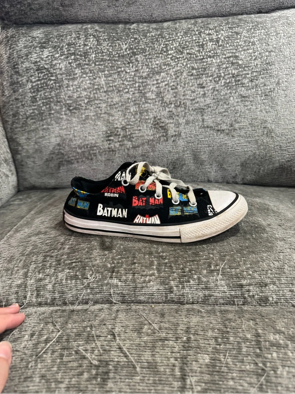 Converse X DC Comics All Star 80th Anniversary Batman Chuck Taylor Kids Size 3